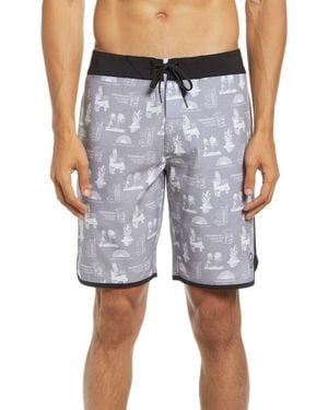 Travis Mathew El Fiestero Board Shorts - Blue