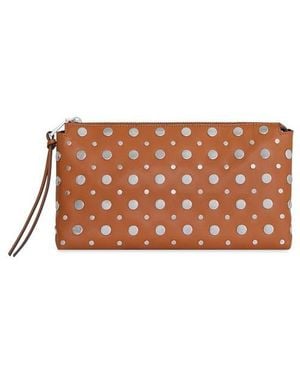 Rebecca Minkoff Ayla Studded Clutch - Brown