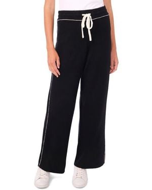 Vince Camuto Knit Drawstring Pants - Black