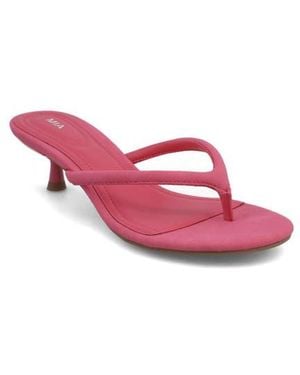 MIA Farren Kitten Heel Flip Flop - Pink