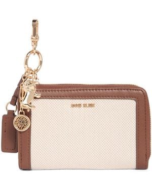 Anne Klein Bifold Wallet With Charms - Pink