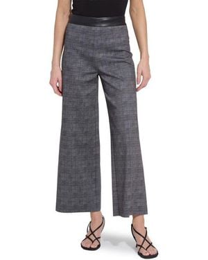 Lyssé Denver High Waist Ankle Wide Leg Ponte Pants - Black