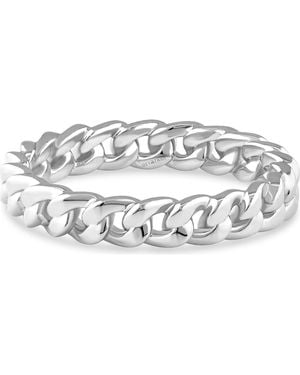 DEVATA Curb Chain Eternity Ring - Metallic