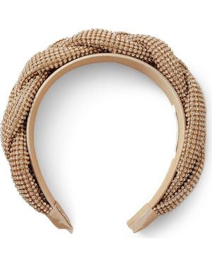 Loeffler Randall Bujou Puffy Braid Headband - Natural