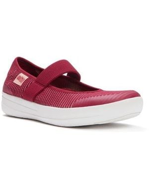 Fitflop Uberknit Mary Jane Sneaker - Red