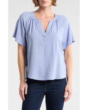 Beach Lunch Lounge Kirby Popover Shirt - Blue