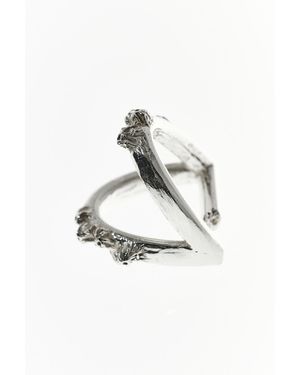 Carolin Dieler Cirripedia Anchor Ring - White