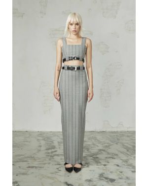 Vestiaire d'un Oiseau Libre Stripes Wool Top - Gray