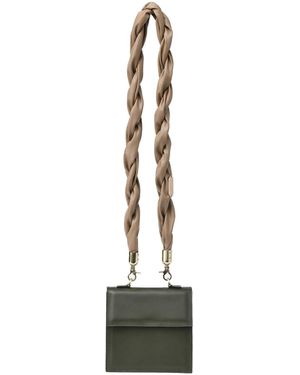 ANNA MIRZOYAN Green Mini Bag - Natural