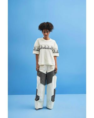 SIDDHANT AGRAWAL LABEL Structured Layered Pants - Blue
