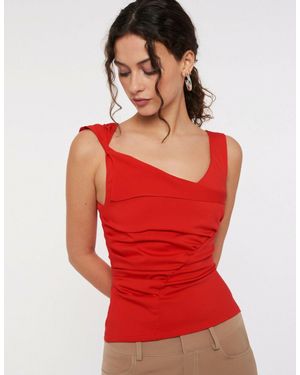 DAIGE Ola Top - Scarlet - Red