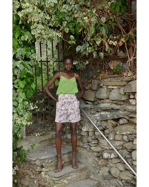 YARDEN MITRANI Fish & Corals Shorts - Green