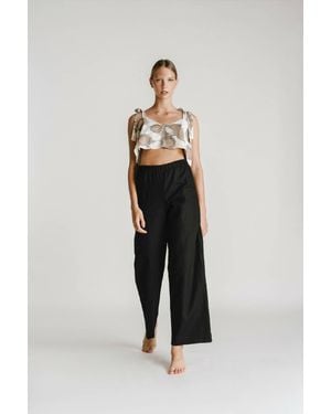 STAŠA Lu Pants In Black - Multicolor