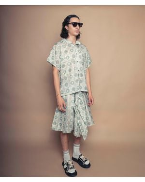 John Zucca Camp Kimono Shirt - Natural