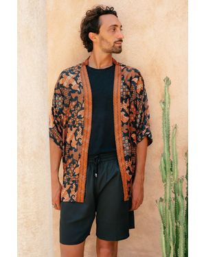 ORIGIN OF HEARTS Thera Kimono Shirt - Multicolor