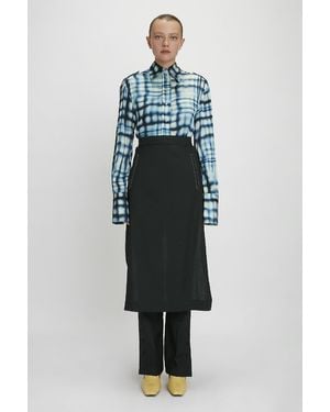 YIBRI Printed Slim Fit Shirt - Blue