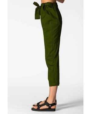 ZEROBARRACENTO 0/100 Hane Pants - Black/olive/ocra Newlife - Green