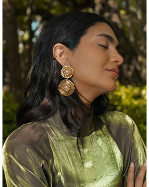 ADIBA Dahlia Earring - Metallic