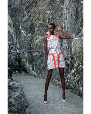 YARDEN MITRANI Fish & Corals Blouse - Gray