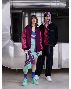 DuarteHajime Burgundy Hajime Bomber - Black