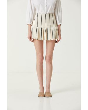 Pcfg Free Heaven Kutnia Mini Skirt - Natural