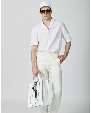 Mercader e-tail Linen Shirt - Gray