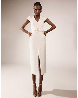ALINA CERNĂTESCU Harmony Dress Classic White - Natural