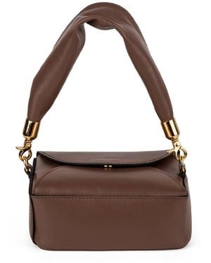 ANNA MIRZOYAN Brown Box Bag