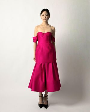 Maison de H Magenta Midi Dress - Pink