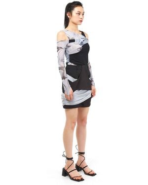 KIMZISU In&out 3d Printed Top - White