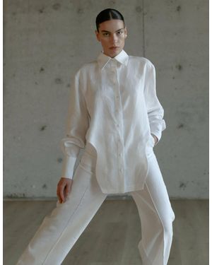 Maet Studio Affra Linen Shirt - Gray