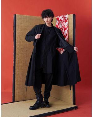 INF Kimono Longline Suit Jacket - Multicolor