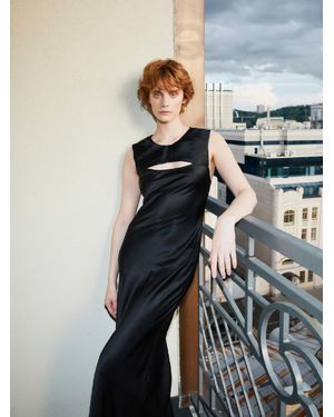 Tamar Keburia Clara Dress - Blue