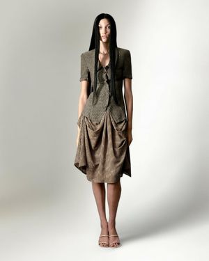 Maison de H Fitted Jacquard Top Dress - Multicolor