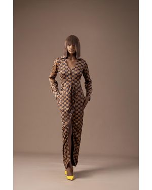 Cute-Saint Ng Gbedu Dress - Brown