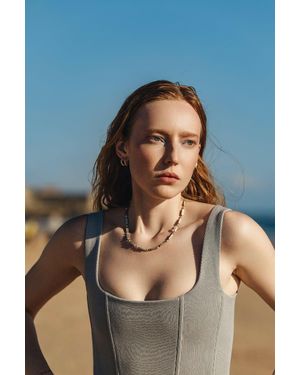 Aniele Stroz Linked Together Necklace - Blue