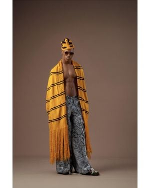 Cute-Saint Ng Asa Shawl - Brown