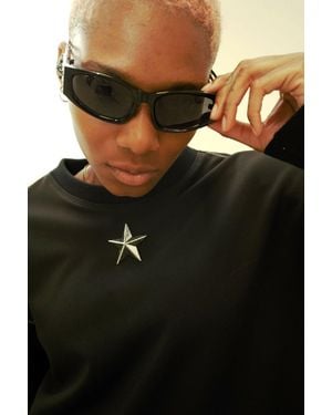 Stevie Crowne Naval Star Zip Longsleeve - Black