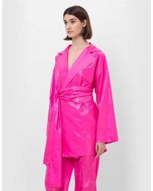 Olena Dats' 6075 Fuchsia Rainjacket - Pink