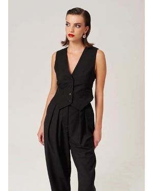 Nanas London Vest Black