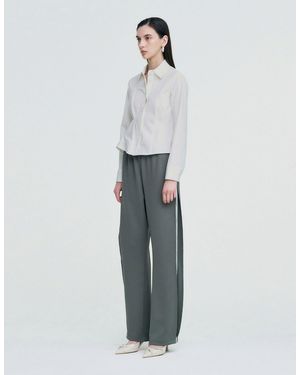 KIMZISU Dozi - Pinched Unbalance Shirt - White