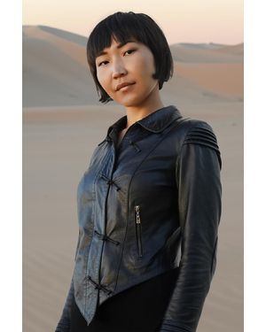 ZORIG No 2 Father Sky Leather Jacket - Blue