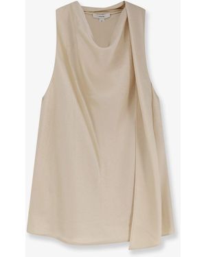 Vince Satin Top - Natural