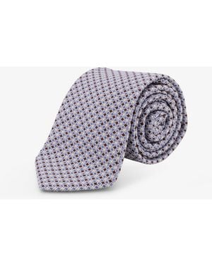 NUGNES 1920 Silk Tie - White