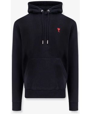 Ami Paris Cotton Sweatshirt - Blue