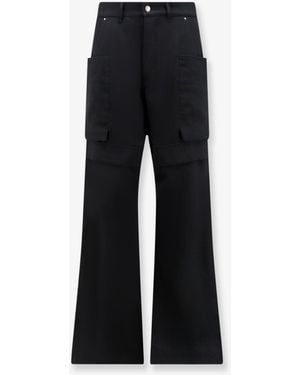 Rick Owens Stefan Cargo Wool Trousers - Black