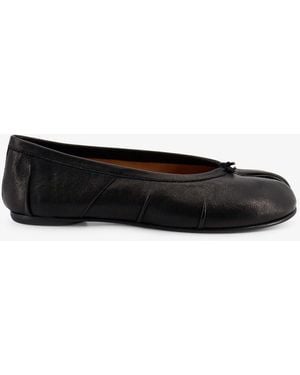 Maison Margiela Leather Tabi Ballerinas - Black