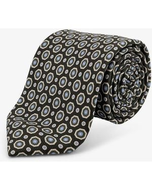 NUGNES 1920 Silk Tie - Grey