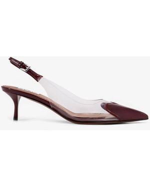 Alaïa Le Coeur Pvc And Leather Slingback Decollete - Multicolour