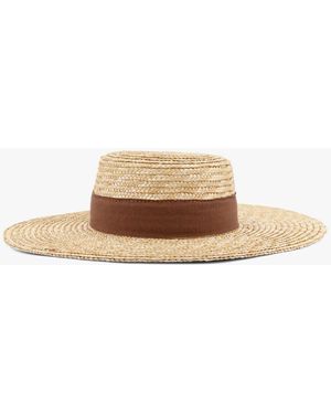 Lavi Rafia Hat With Band - Natural